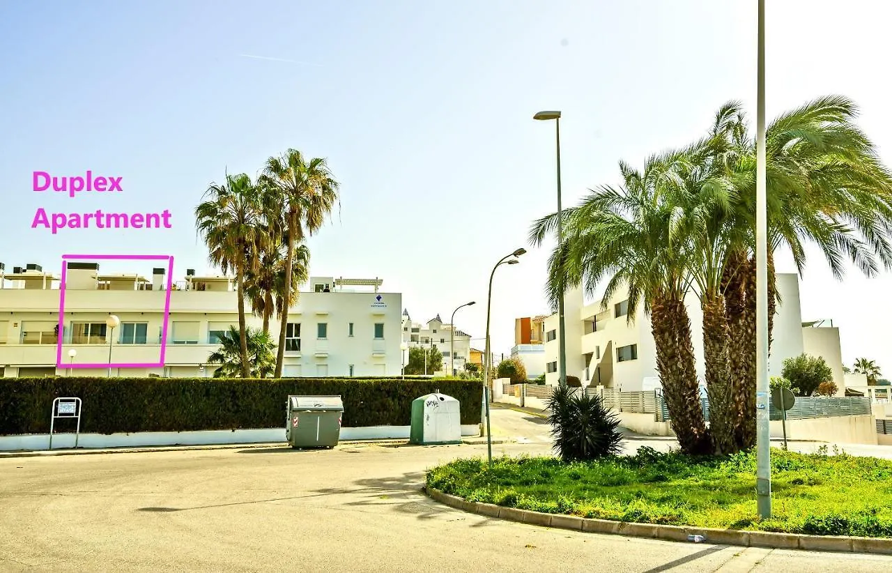 Oceanfront Duplex With A Rooftop Pool And Terrace El Puerto de Santa María Apartman