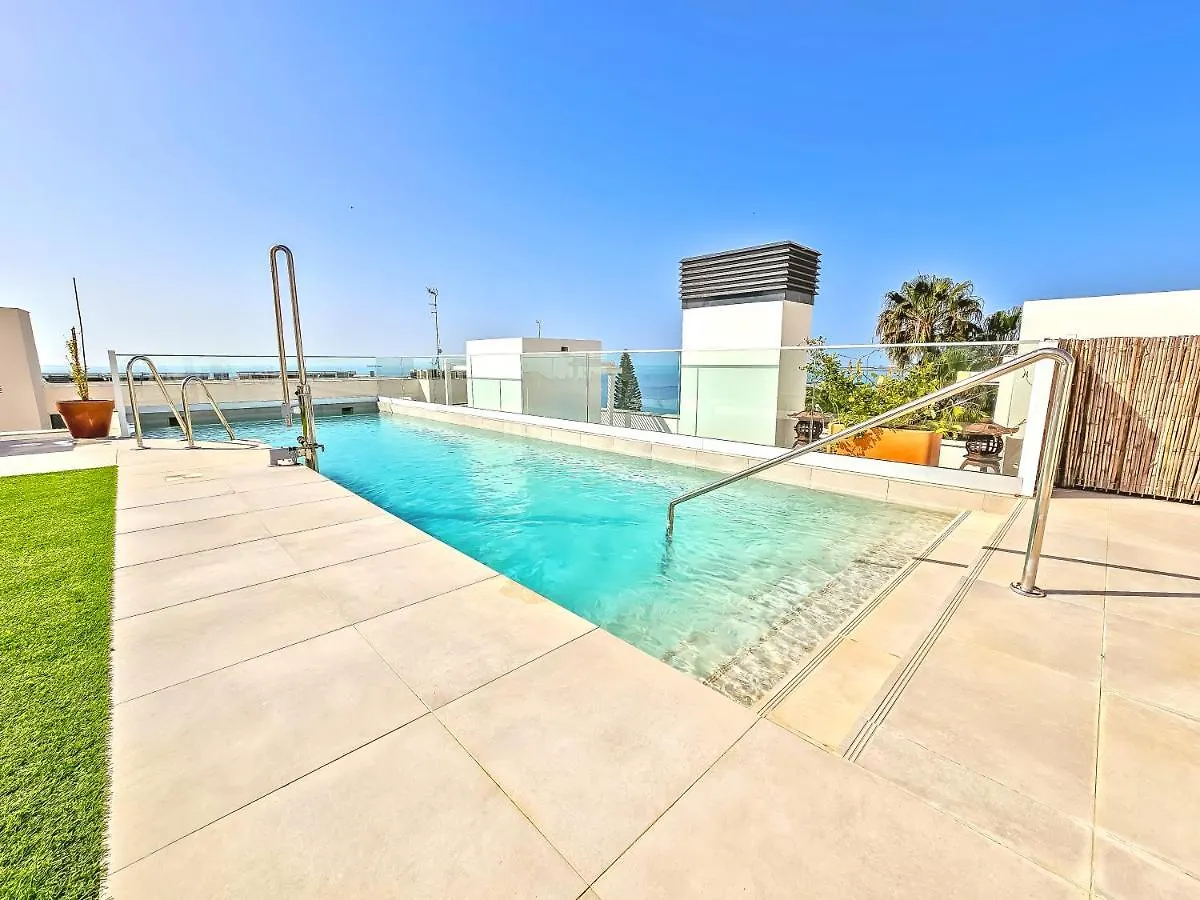 Oceanfront Duplex With A Rooftop Pool And Terrace El Puerto de Santa Maria Apartment