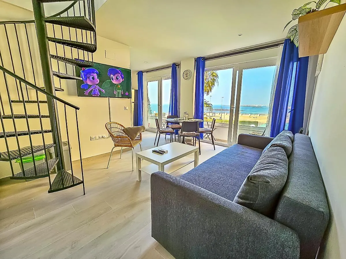 Oceanfront Duplex With A Rooftop Pool And Terrace El Puerto de Santa Maria Apartment